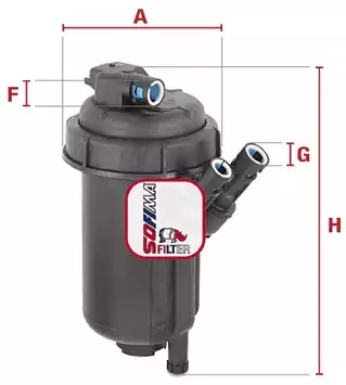 Фильтр топливный SOFIMA S5116GC