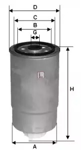 Фильтр топливный SOFIMA S5H2ONR