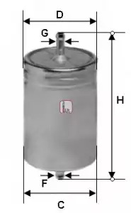 Фильтр топливный SOFIMA S1583B