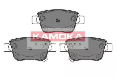 Тормозные колодки задние KAMOKA JQ1013298