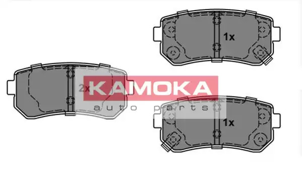 Тормозные колодки задние KAMOKA JQ101146