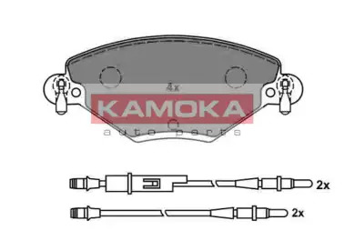 Тормозные колодки передние KAMOKA JQ1012822