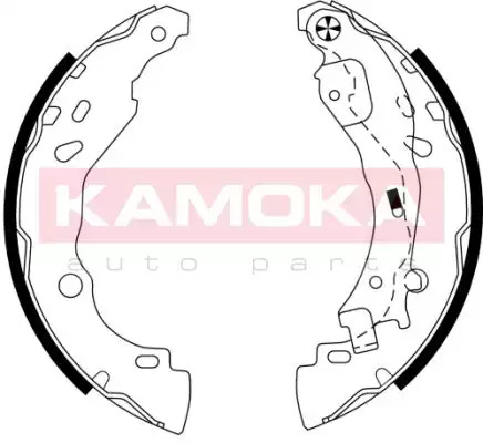 Тормозные колодки барабанные KAMOKA JQ202050