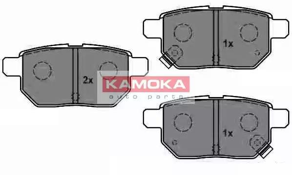 Тормозные колодки задние KAMOKA JQ1018084