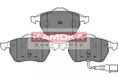 Тормозные колодки передние KAMOKA JQ1012926