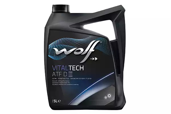 Трансмиссионное масло WOLF VITALTECH ATF DIII 5л WOLF 8305405