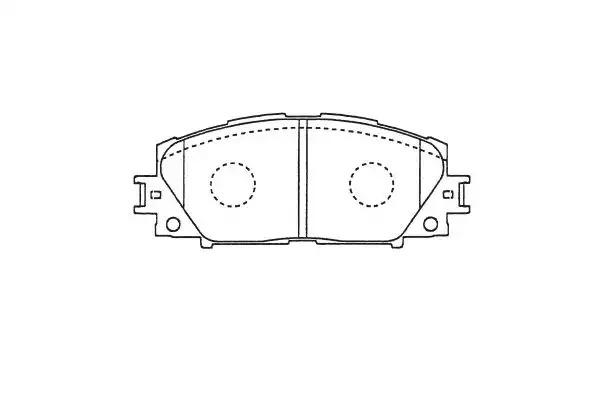 Тормозные колодки передние KAVO PARTS KBP9140
