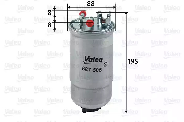 Фильтр топливный VALEO 587505