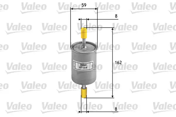 Фильтр топливный VALEO 587028