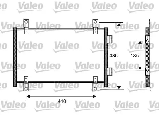 Радиатор кондиционера VALEO 818018