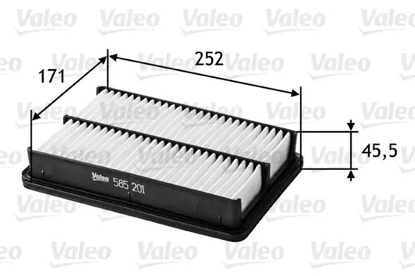 Воздушный фильтр VALEO 585201