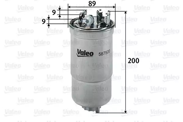 Фильтр топливный VALEO 587500