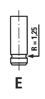 Клапан впускной FRECCIA R3965S