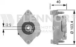 Ролик натяжной ремня генератора FLENNOR FA99010