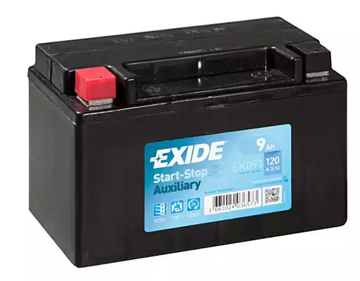 Аккумулятор Exide Auxiliary 9Ah L+ (вспомогательный) EXIDE EK091