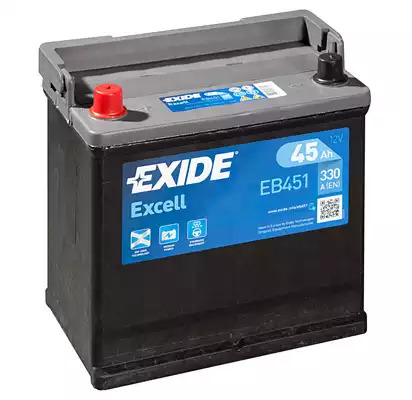 Аккумулятор Exide Excell 45Ah 330A L+ EXIDE EB451