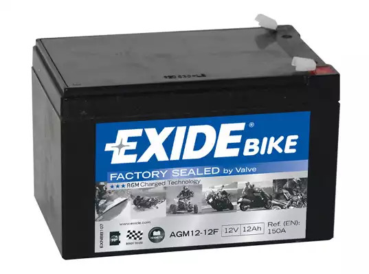 Аккумулятор для мотоцикла EXIDE AGM Ready 12V 12Ah 150A L+ EXIDE AGM1212F