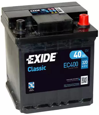 Аккумулятор Exide Classic 40Ah 320A R+ EXIDE EC400