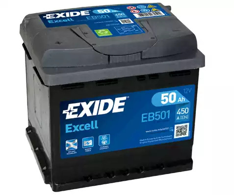 Аккумулятор Exide Excell 50Ah 450A L+ EXIDE EB501