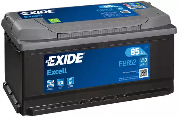 Аккумулятор Exide Excell 85Ah 760A R+ EXIDE EB852