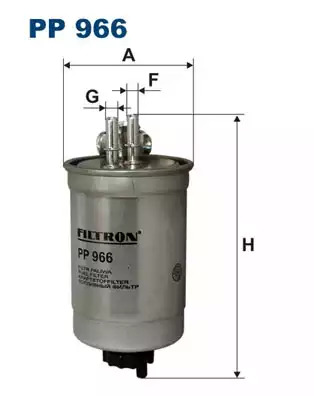 Фильтр топливный FILTRON PP966