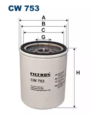 Фильтр для охлаждающей жидкости FILTRON CW753