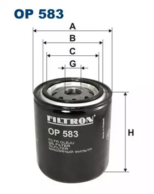 Масляный фильтр FILTRON OP583