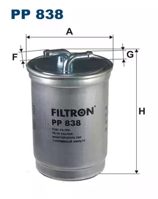 Фильтр топливный FILTRON PP838