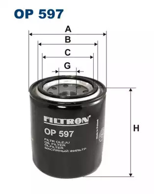 Масляный фильтр FILTRON OP597