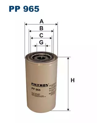 Фильтр топливный FILTRON PP965