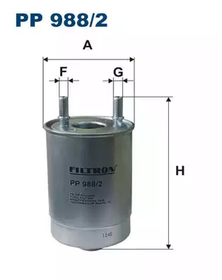 Фильтр топливный FILTRON PP9882