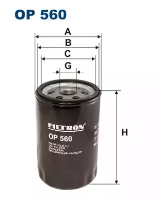Масляный фильтр FILTRON OP560