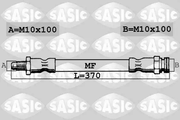 Тормозной шланг передний SASIC SBH0144