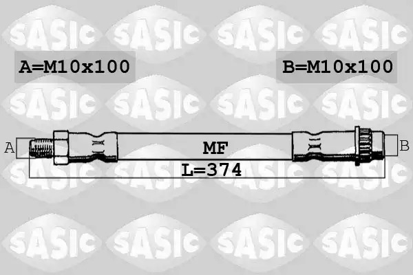 Тормозной шланг передний SASIC SBH4089