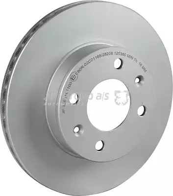 Тормозной диск передний JP GROUP 3563101100