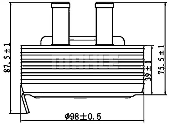 Масляный радиатор MAHLE CLC197000S
