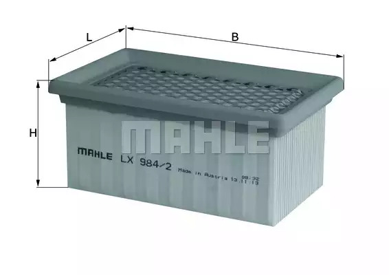 Воздушный фильтр MAHLE LX9842