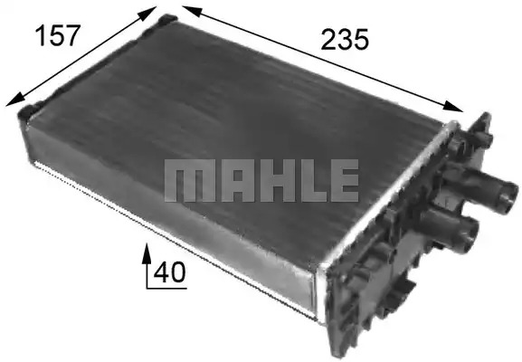 Радиатор печки MAHLE AH48000S
