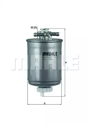 Фильтр топливный MAHLE KL103