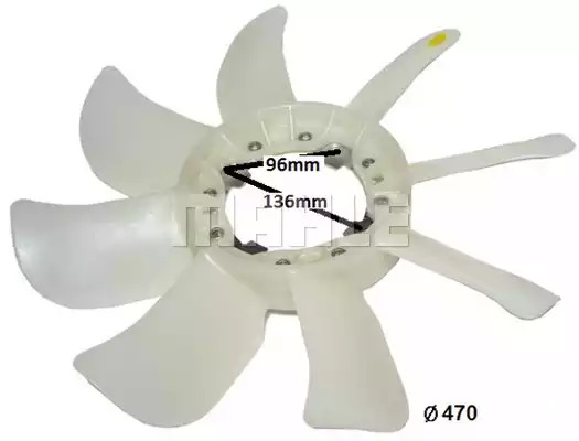 Вентилятор радиатора MAHLE CFW64000P