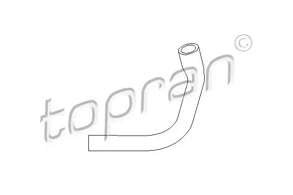 Патрубок вентиляции картера TOPRAN 107394
