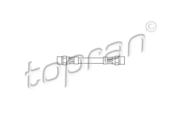 Тормозной шланг передний TOPRAN 500989