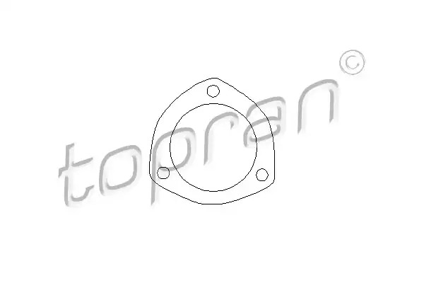 Прокладка приемной трубы TOPRAN 100187