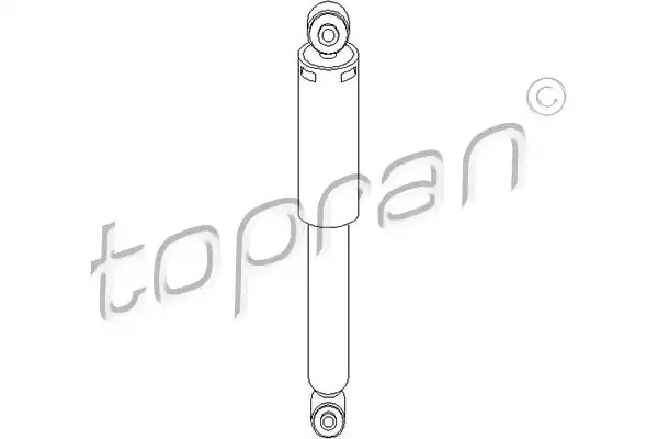 Амортизатор задний TOPRAN 206551