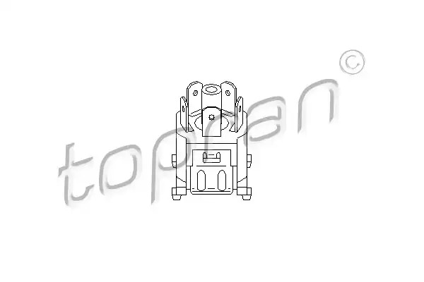 Выключатель вентилятора, отопление / вентиляция TOPRAN 103428