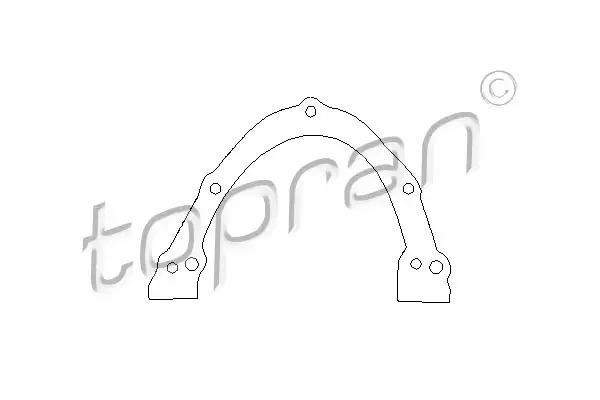 Прокладка, картер рулевого механизма TOPRAN 100193