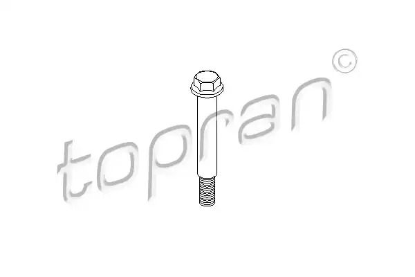 Трос, управление сцеплением TOPRAN 201751