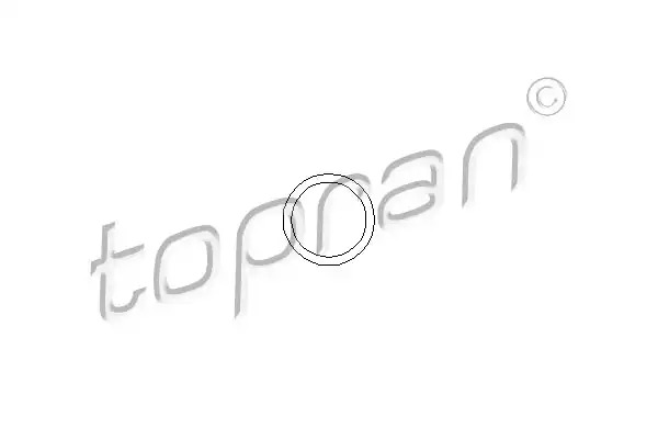 Уплотнительное кольцо, клапанная форсунка TOPRAN 107316