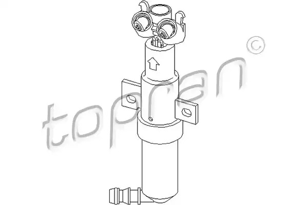 Распылитель воды для чистки, система очистки фар TOPRAN 113438