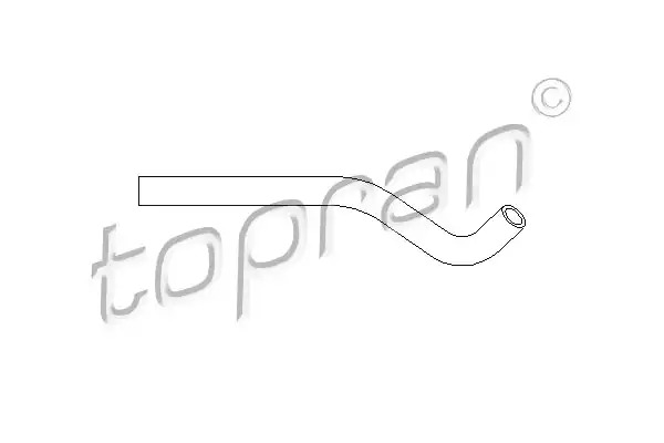 Гидравлический шланг, рулевое управление TOPRAN 501556